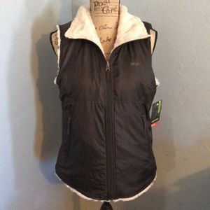 NWT Reversible Thermal Faux Fur Vest